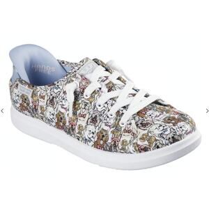 NWOT Skechers Slip-ins BOBS D'Vine Preppy Pup Dog Sneaker Shoe Women- 9